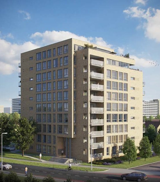 Nieuwbouw van 54 appartementen, Ikaros Zoetermeer