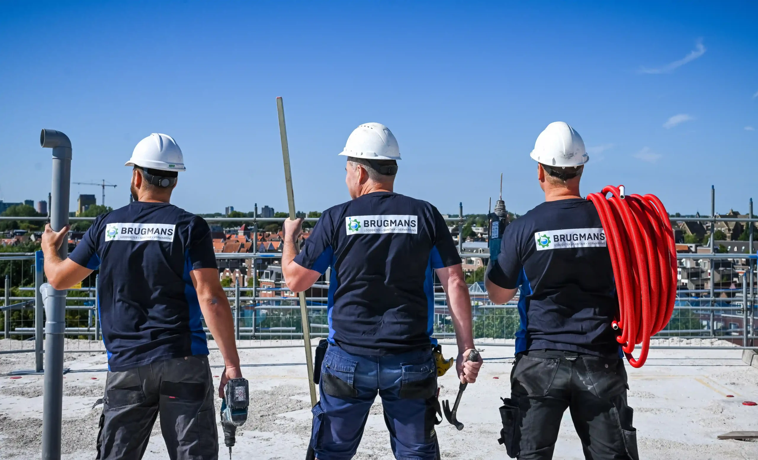 Loodgieter aan het werk