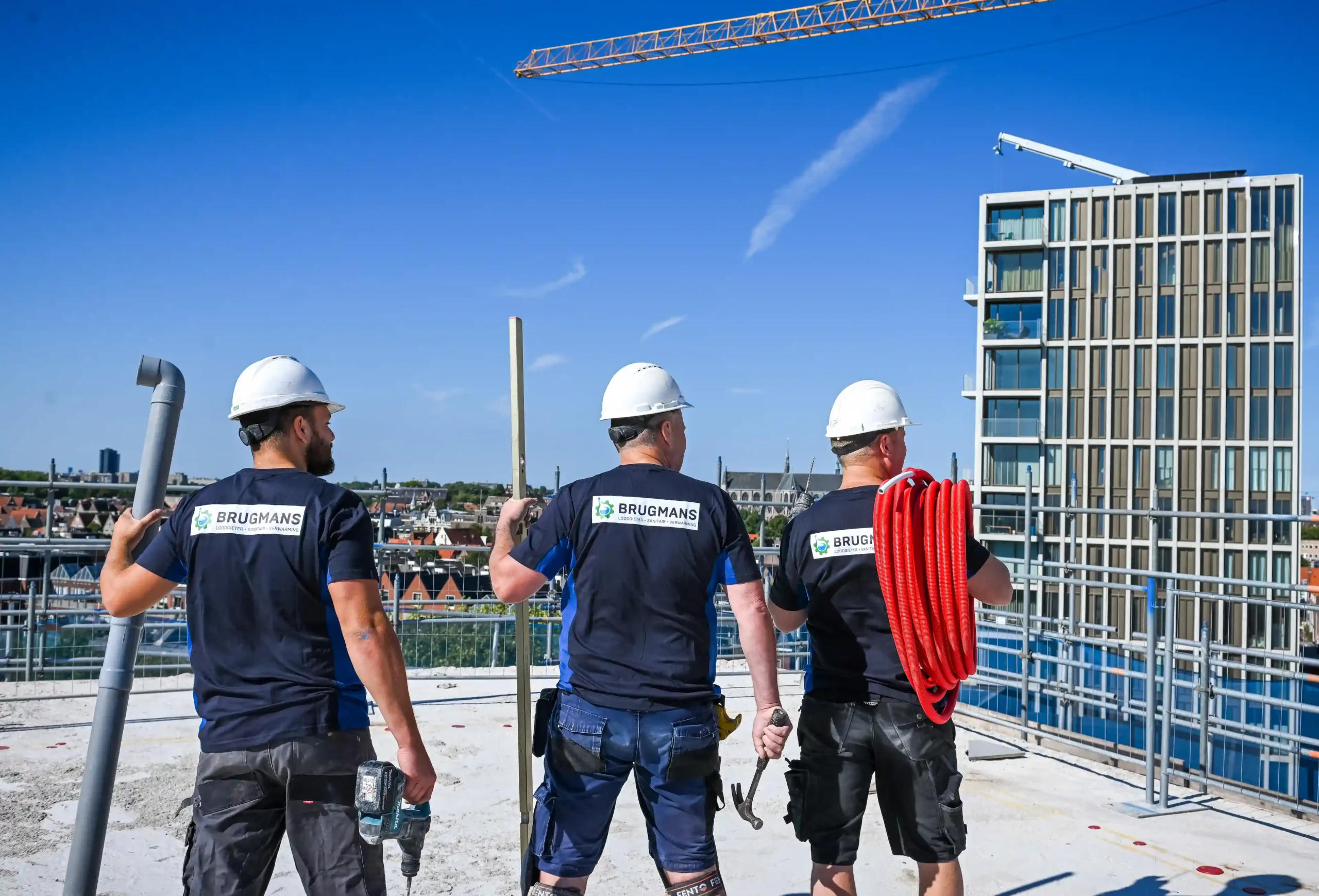 Loodgieter aan het werk